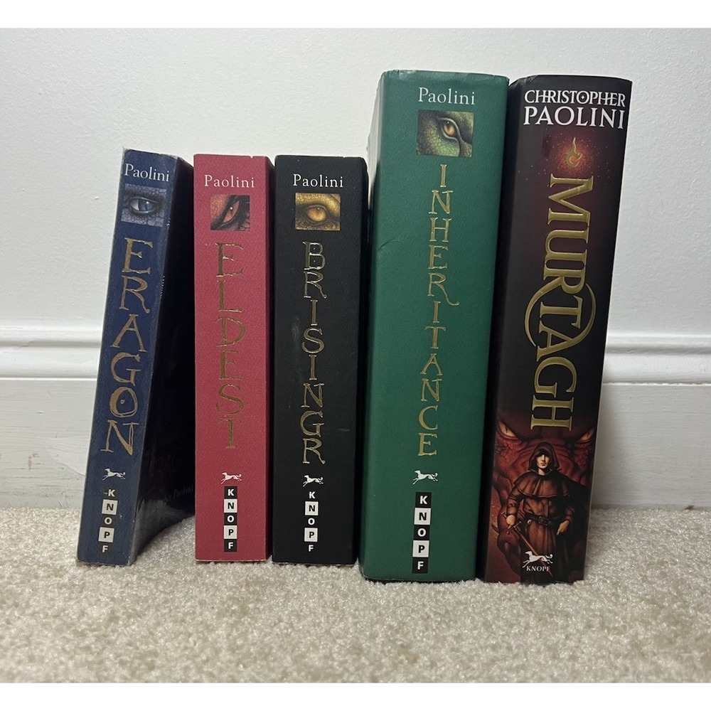 Christopher Paolini the Inheritance Cycle -  5 Book Set 3 Paperback 2 Hardcover